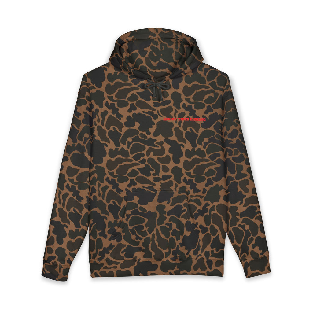 Hoodie — Angry Tides Fishing “Pier Rat” Pensacola Graphic Hooded Sweatshirt
