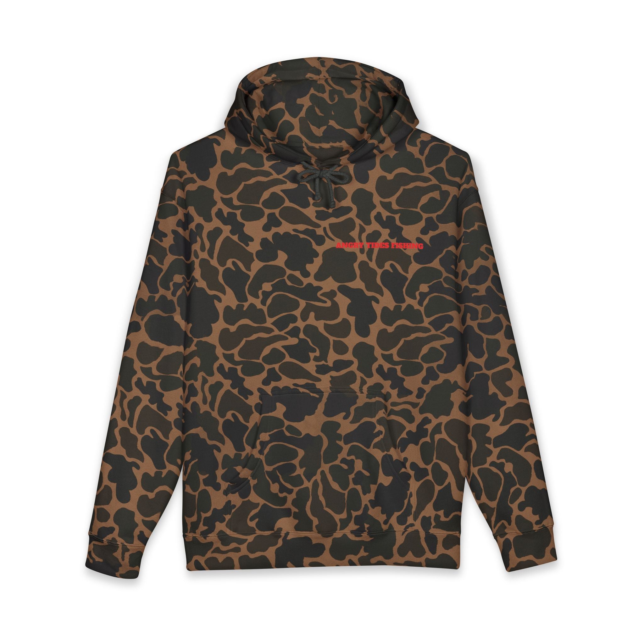 Hoodie — Angry Tides Fishing “Pier Rat” Pensacola Graphic Hooded Sweatshirt