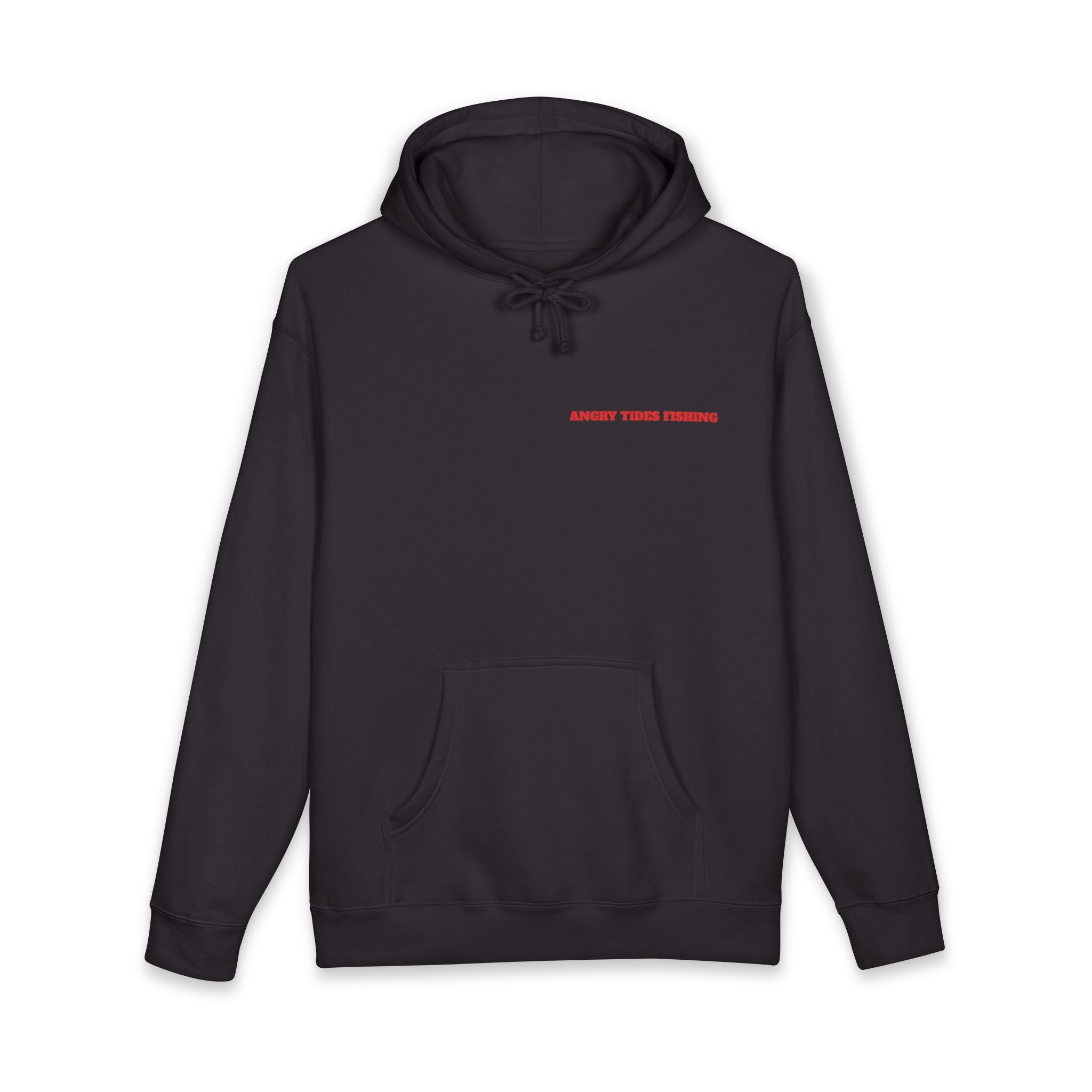 Hoodie — Angry Tides Fishing “Pier Rat” Pensacola Graphic Hooded Sweatshirt
