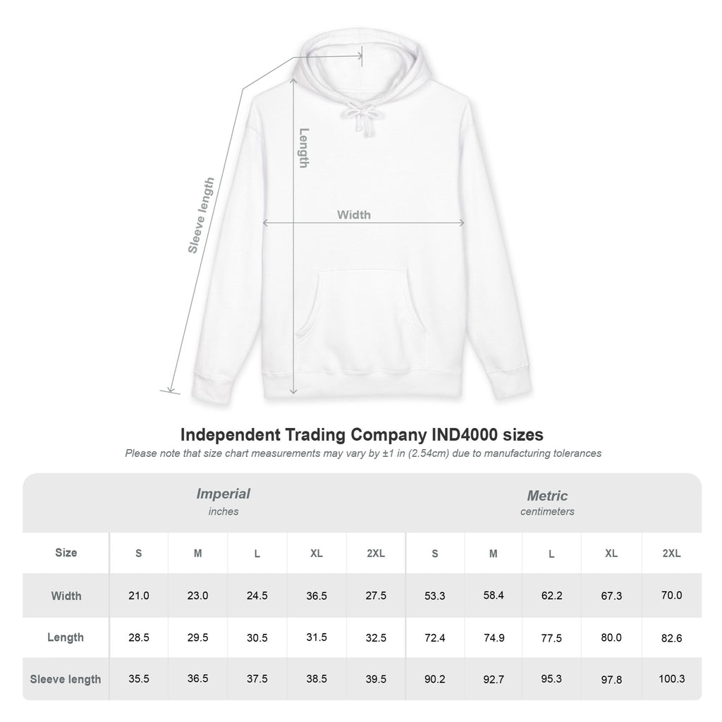 Hoodie — Angry Tides Fishing “Pier Rat” Pensacola Graphic Hooded Sweatshirt