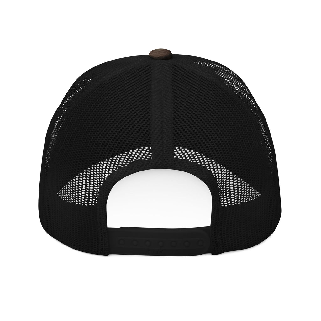 Camouflage Trucker Hat — Embroidered “PIER RAT” Fishing Cap