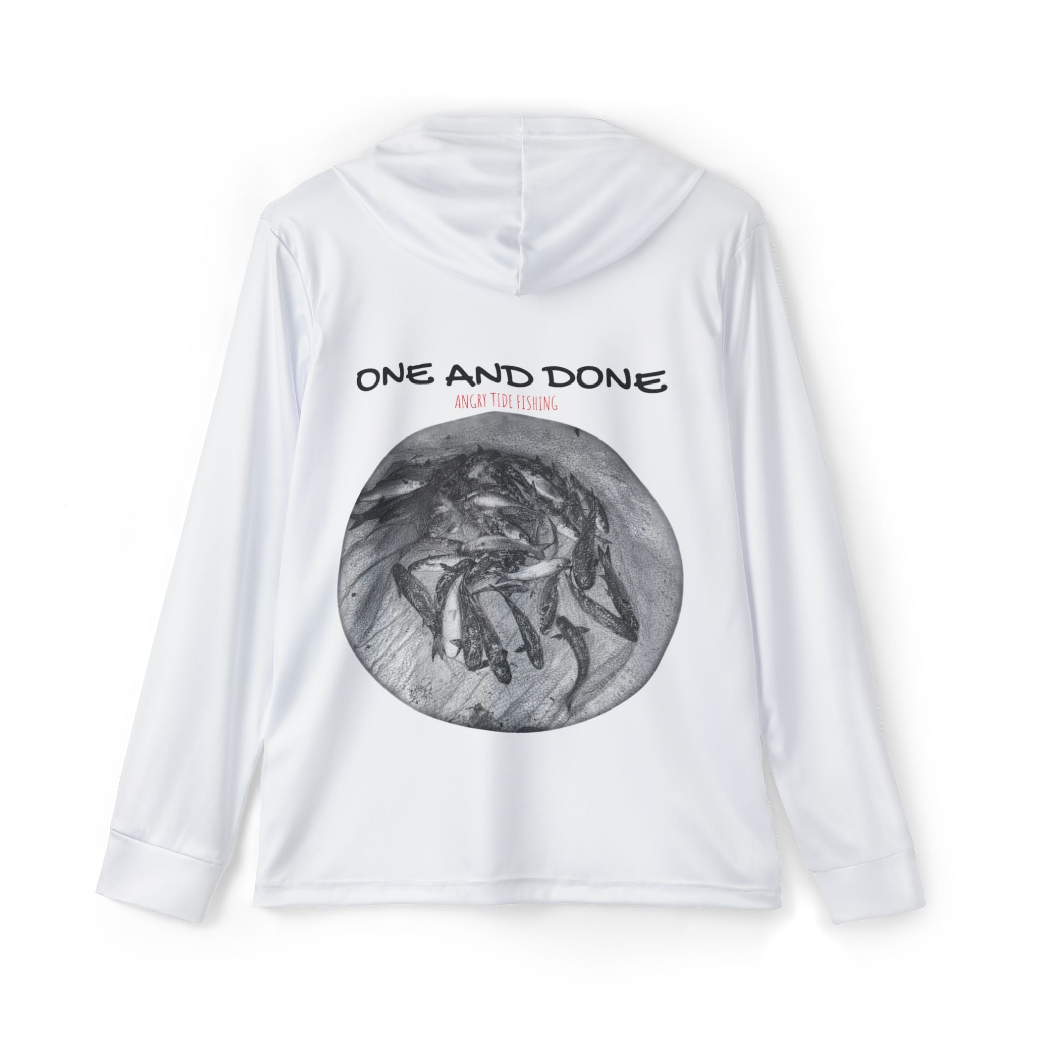 Men's Warmup Hoodie — 'One and Done' Crab Graphic Sports Hoodie